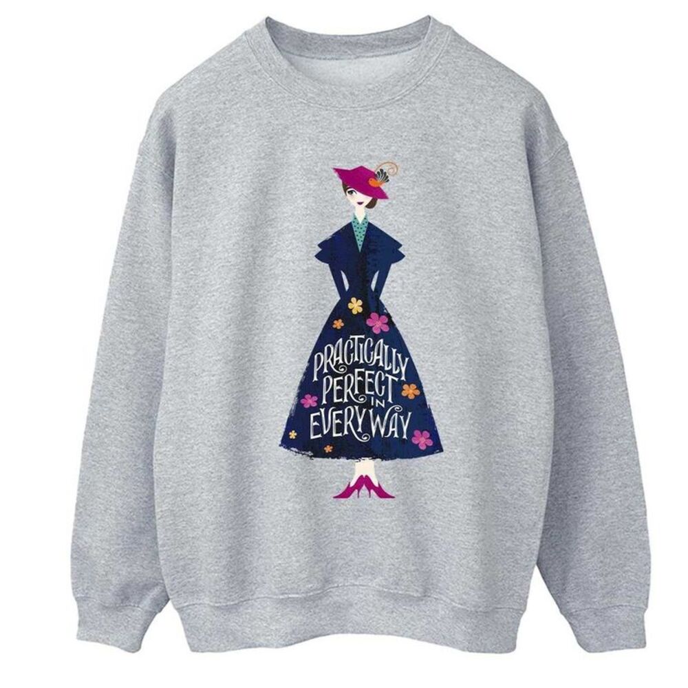 Mary Poppins Womens/Ladies Practically Perfect In Every Way Standing Sweatshirt